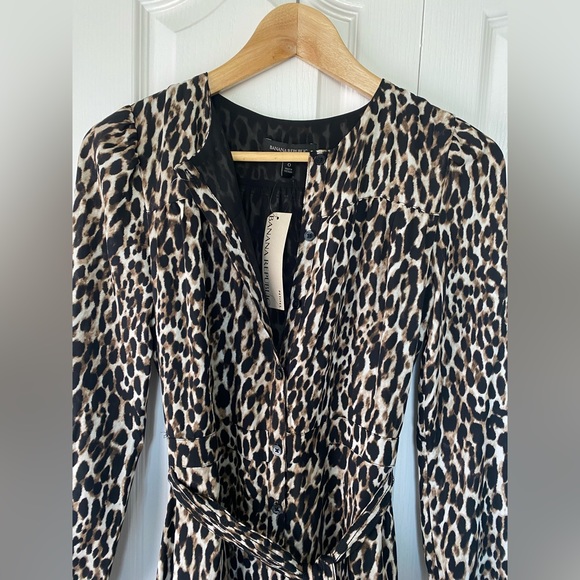 Banana Republic NWT Maxi Long Sleeve Dress - Picture 5 of 6